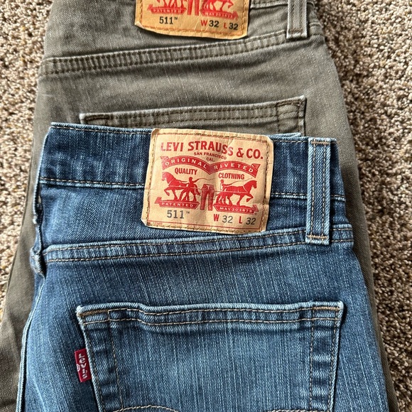 Levi's 511 Bundle; both pair 32 x 32 - Picture 3 of 6